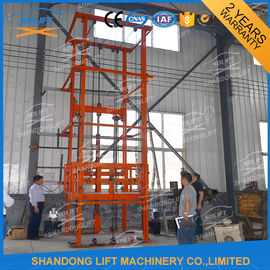 ascensore idraulico del carico del magazzino di guida di 1T 12m degli elevatori verticali approvato CE della ferrovia