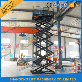 piattaforma materiale verticale dell'ascensore di forbici dell'ascensore resistente idraulico di forbici di 500kgs 10m con CE