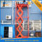 Ascensore idraulico fisso di forbici del carico dell'ascensore di forbici della casa o del magazzino, blu arancio