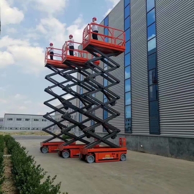 ascensore aereo elettrico di forbici 450KG di 8M, iso del CE automotore della piattaforma di lavoro