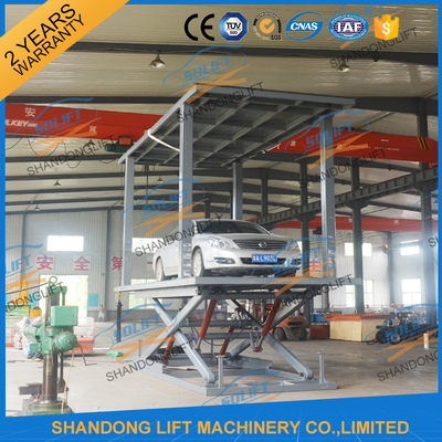 208V / 220V / 380V / 480V Doppia piattaforma scalpello ascensore auto per facile sollevamento auto